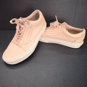 Vans Old Skool DX Ladies 6 / Men's 4.5 Veggie Tan Leather Unisex Skate Sneakers